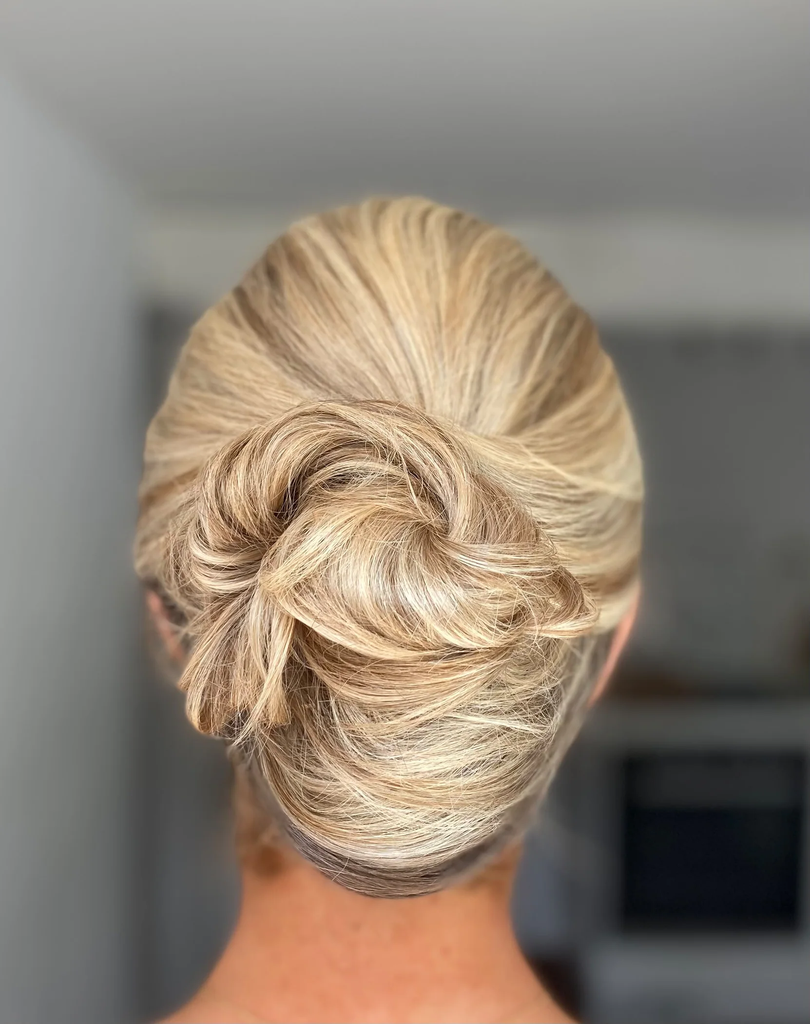 Bespoke soft chignon